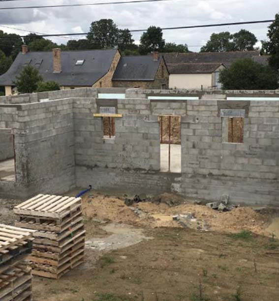 GL Pro : construction & agrandissement maison à Châteaubriant près de Nort-sur-Erdre (44) & Bain-de-Bretagne